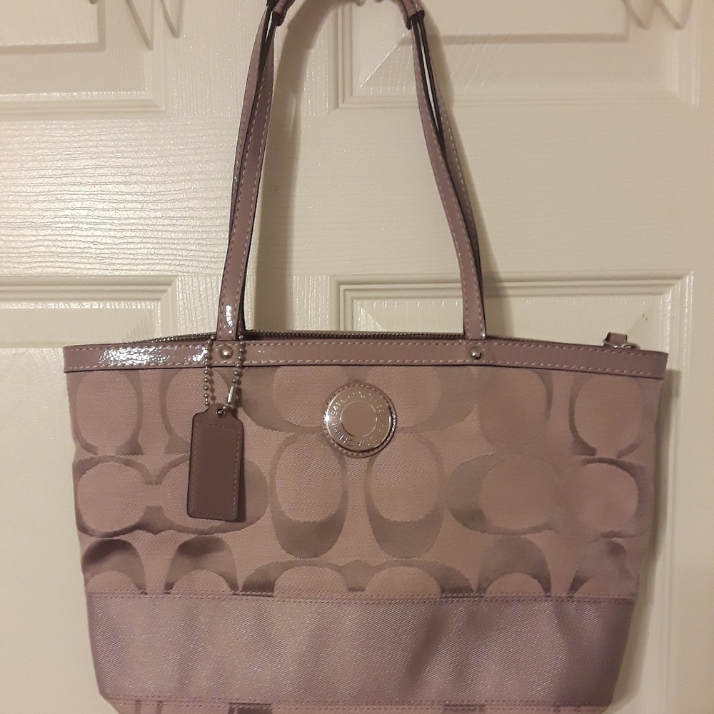 Lavender Coach purse